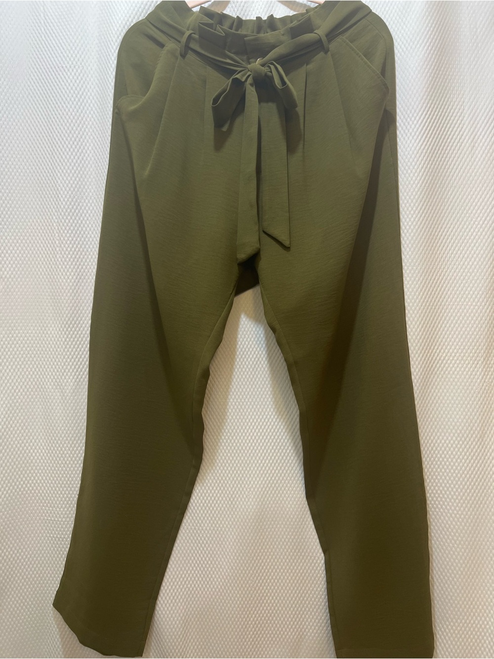 Kori Olive Green Tie-Waist